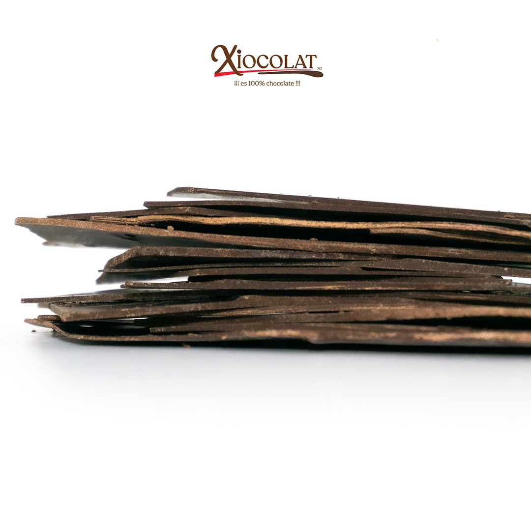 Xiocolat Cobertura en Laminas de Chocolate Sin Azucar 65% Cacao (1 Kilo)