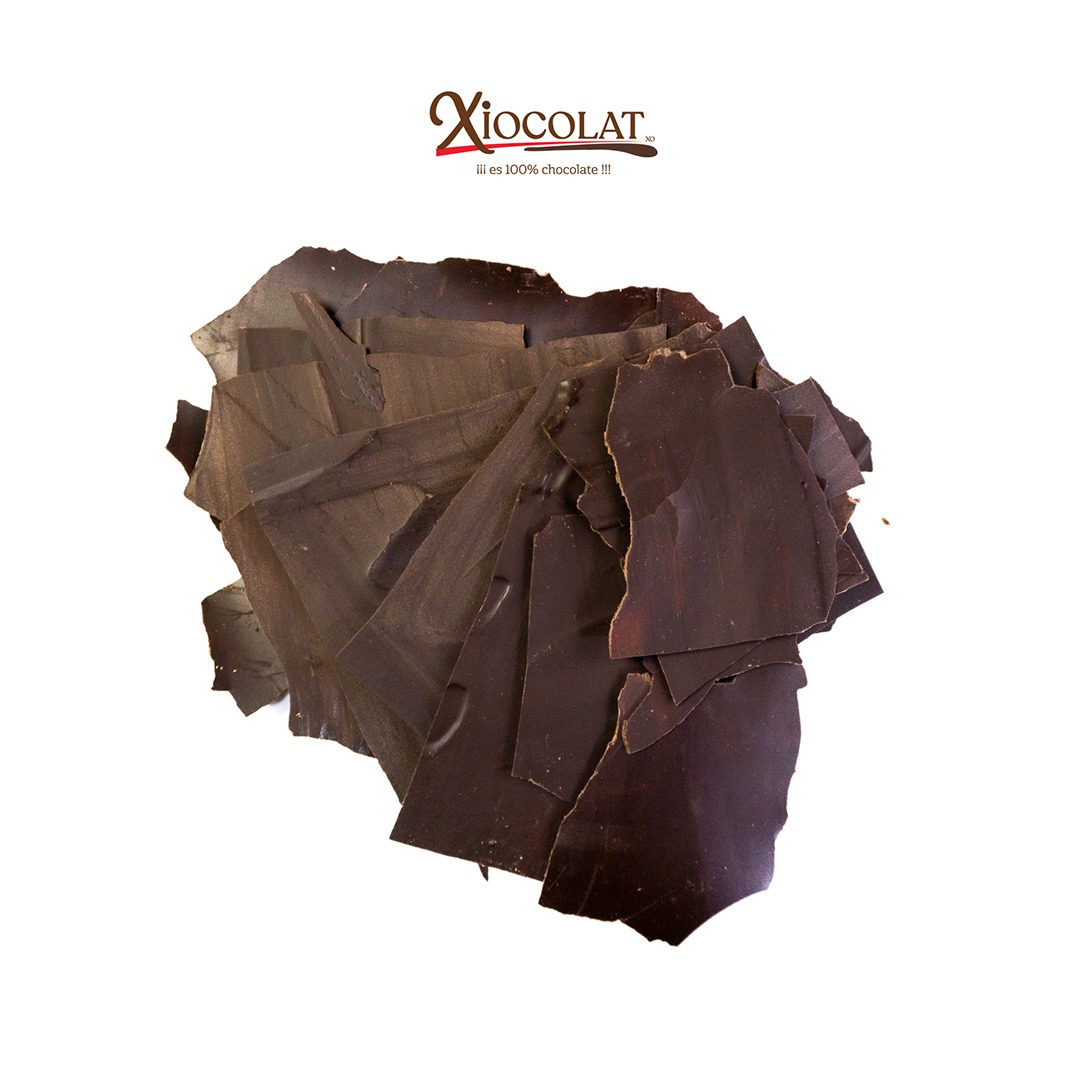 Xiocolat Cobertura en Laminas de Chocolate Sin Azucar 65% Cacao (1 Kilo)