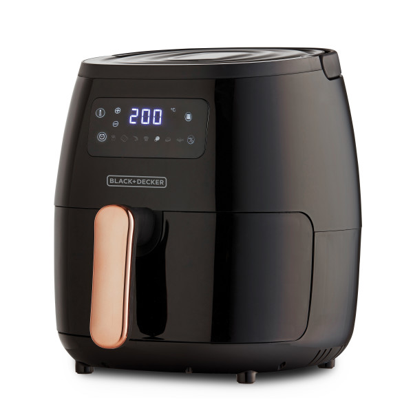 Freidora de Aire Black and Decker HFD5055B 5 Litros Negra