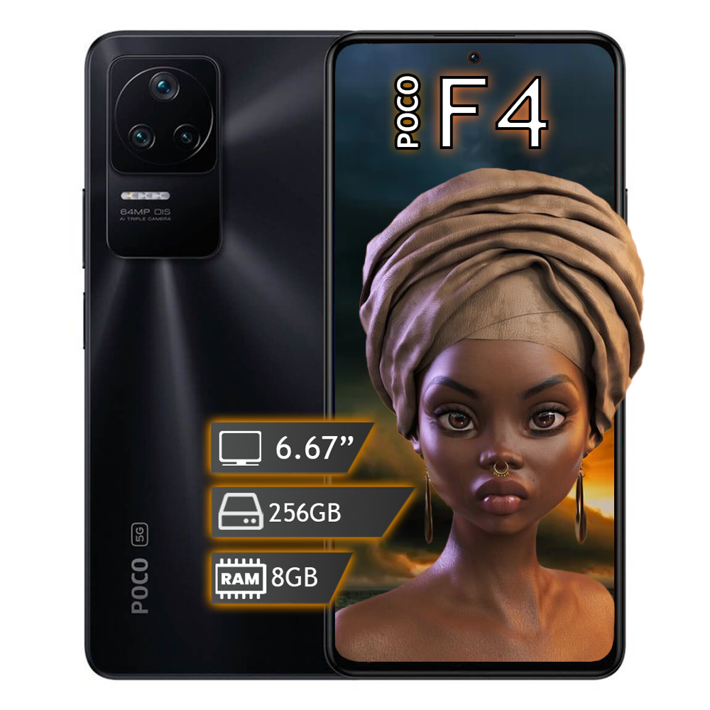 Celular Poco F4 Dual Sim 256GB  8GB Ram - Negro