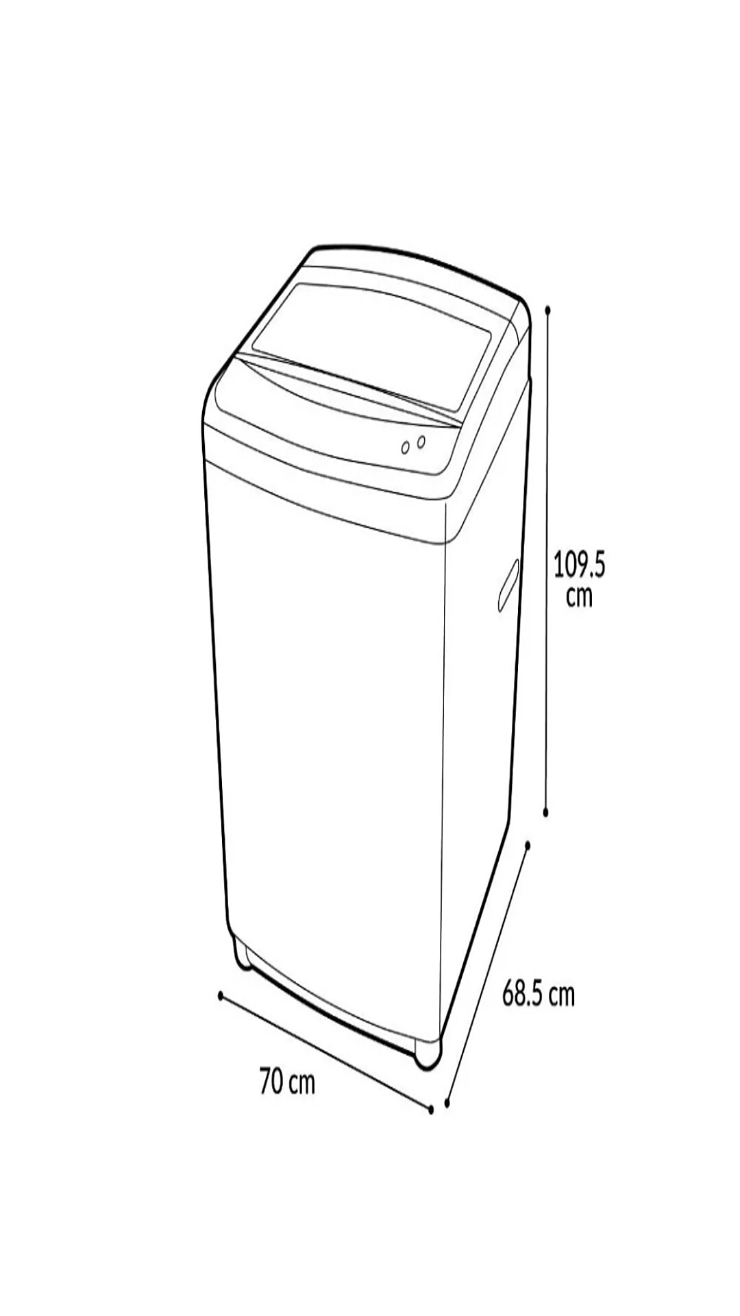 Lavadora automática 23 kg Hisense WTY2302T Tecnología Smart Fuzzy