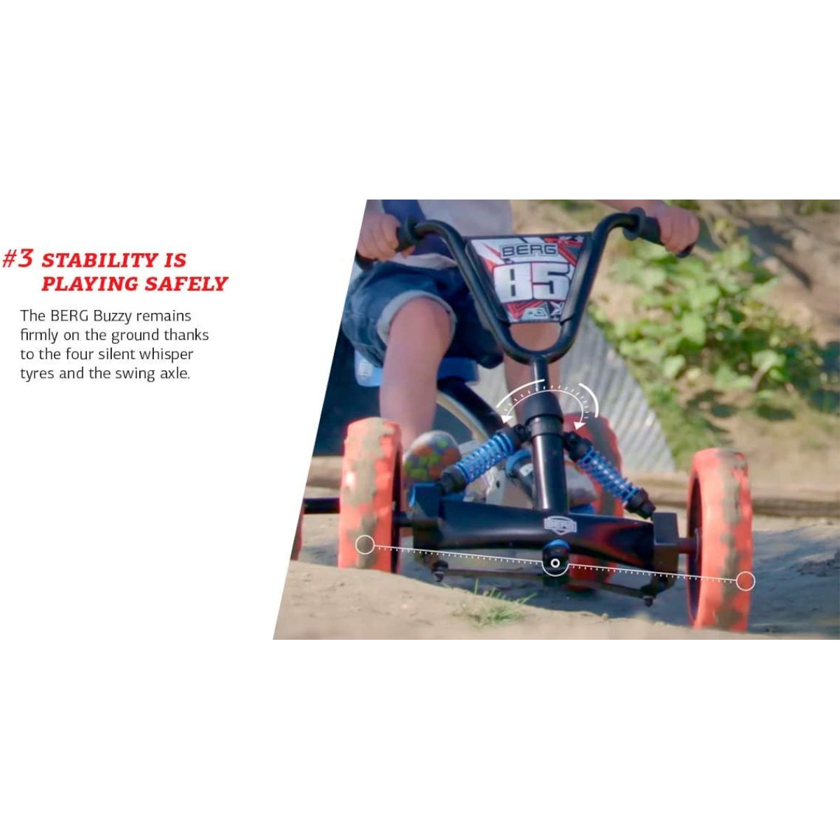 Go Kart carrito montable pedales Berg Toys Buzzy Nitro Kids