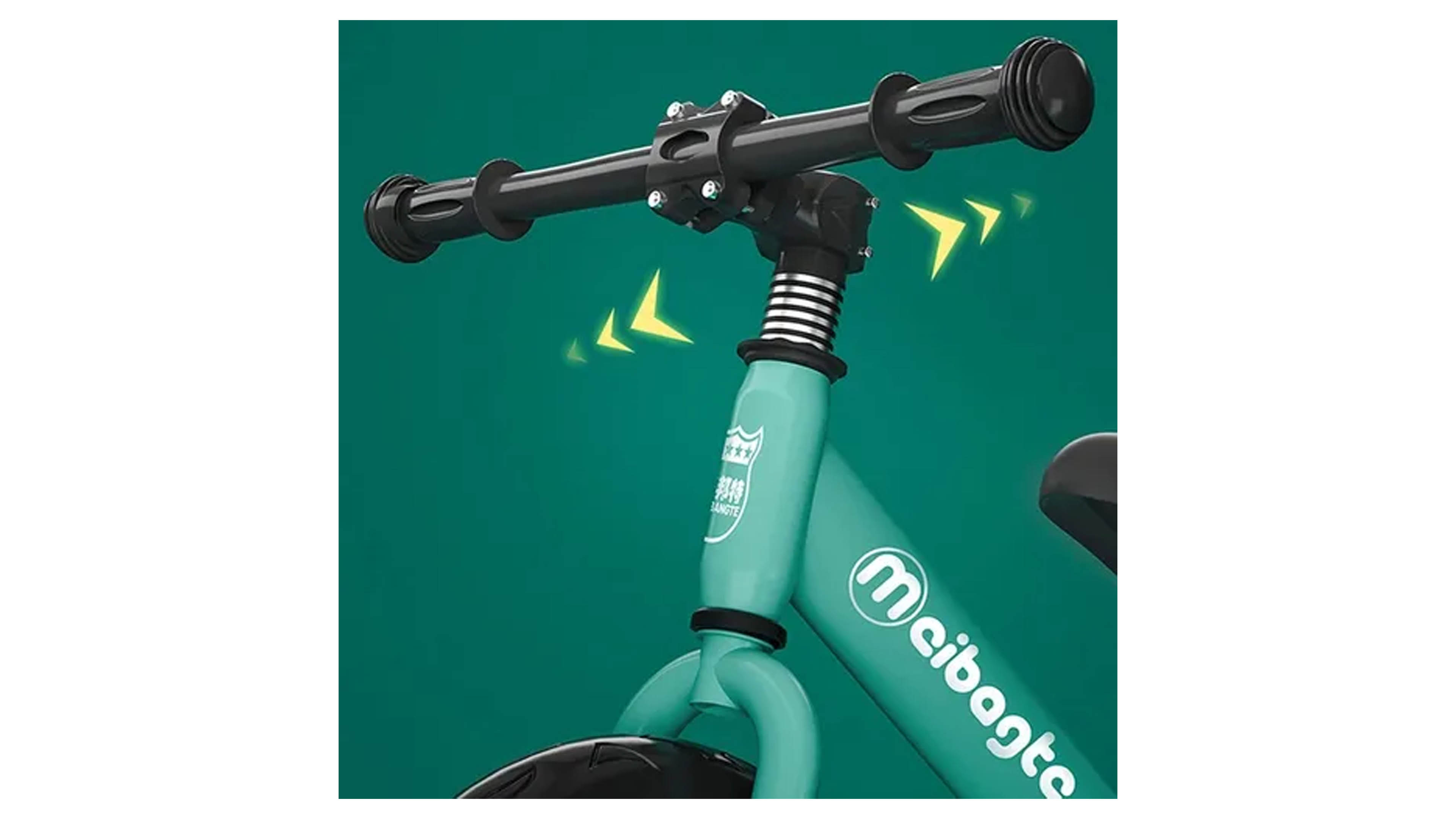 Bicicleta de Balance Sin Pedales Bicicleta de Equilibrio Entrenadora color Verde 12" Maibagta 