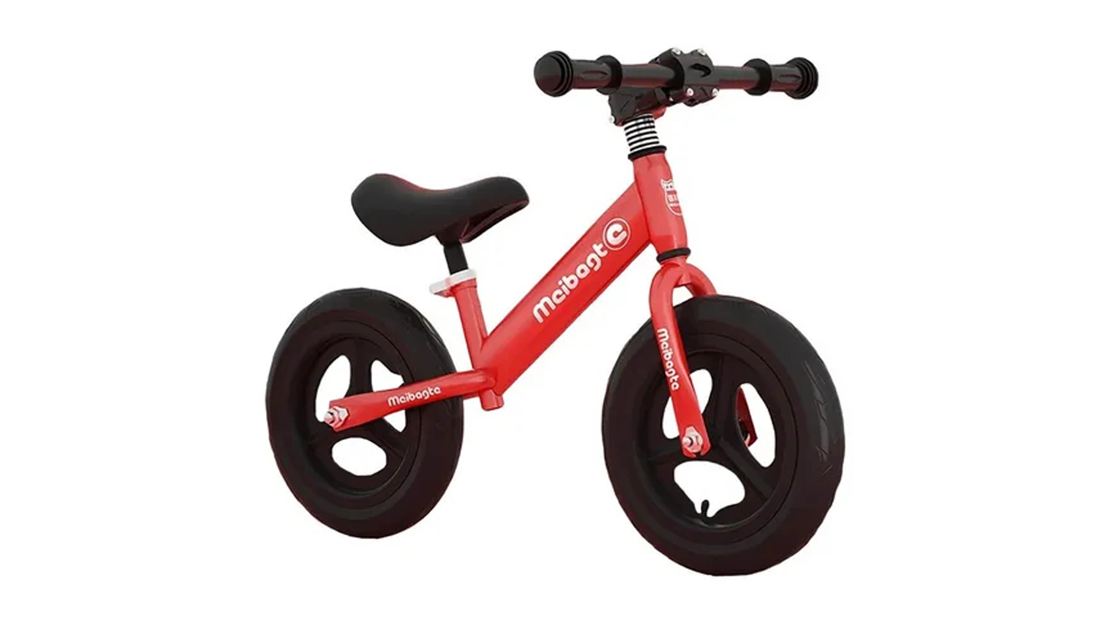 Bicicleta de Balance Sin Pedales Bicicleta de Equilibrio Entrenadora color Rojo 12" Maibagta 