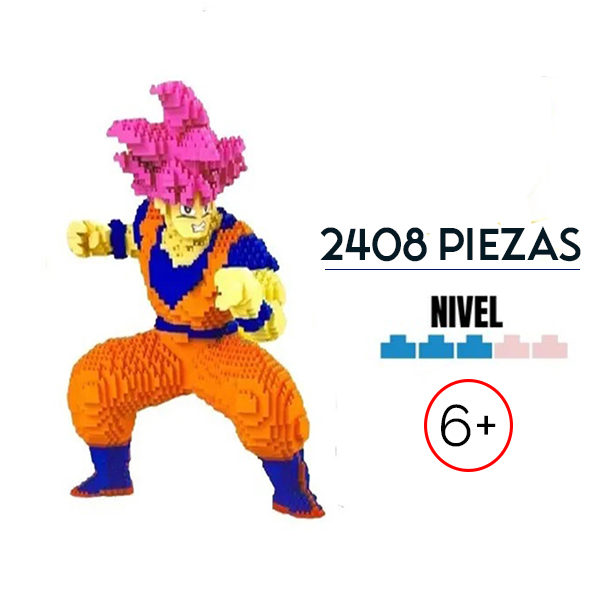 Rompecabezas 3D Mini Bloques Goku