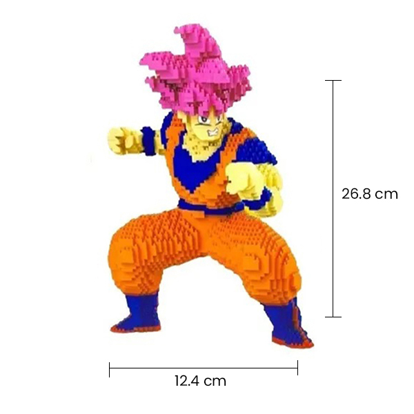 Rompecabezas 3D Mini Bloques Goku