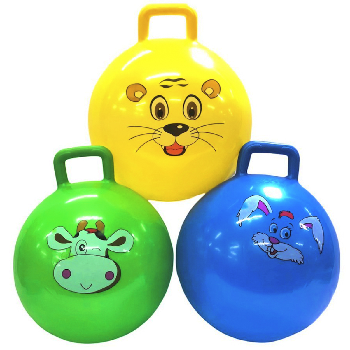 Pelota saltarina con agarradera 45 cm