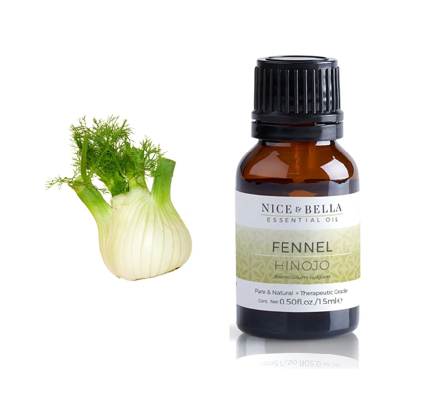 ACEITE ESENCIAL NICE & BELLA HINOJO Libera, Equilibra y Refresca