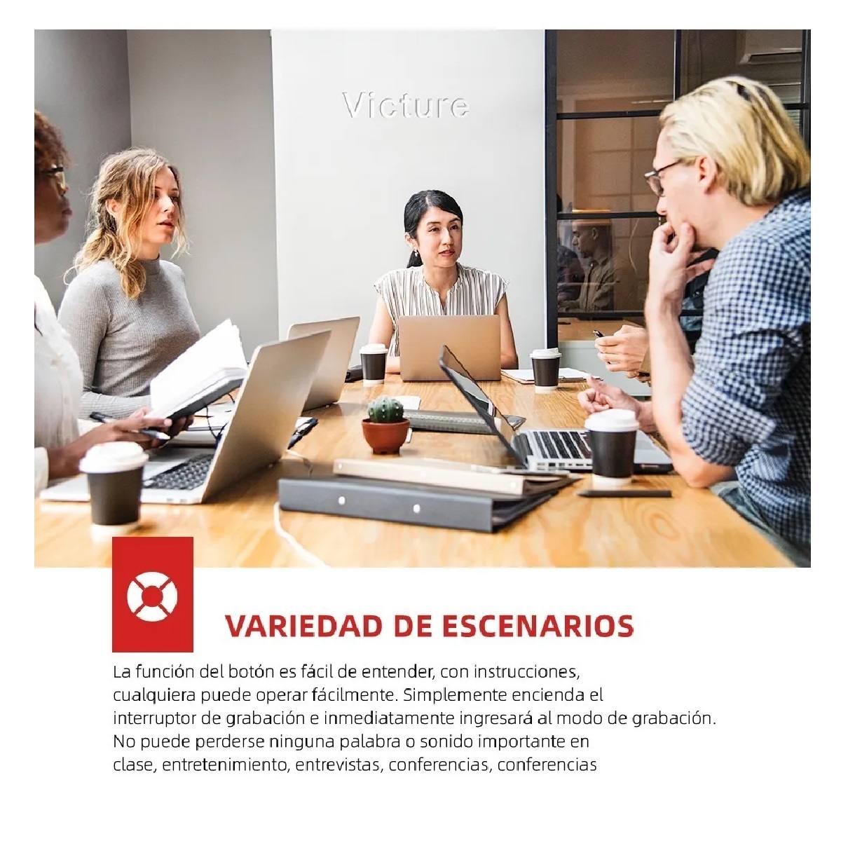 Grabadora De Voz Digital Portatil Sensor De Sonido 48 Horas