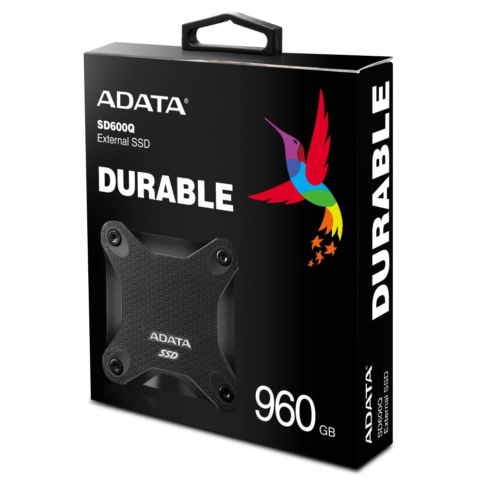 ESTADO SOLIDO EXTERNO ADATA  SSD SD600Q 960G USB 32 NEGRO - Código: ASD600Q-960GU31-C | Compra en Guadalajara