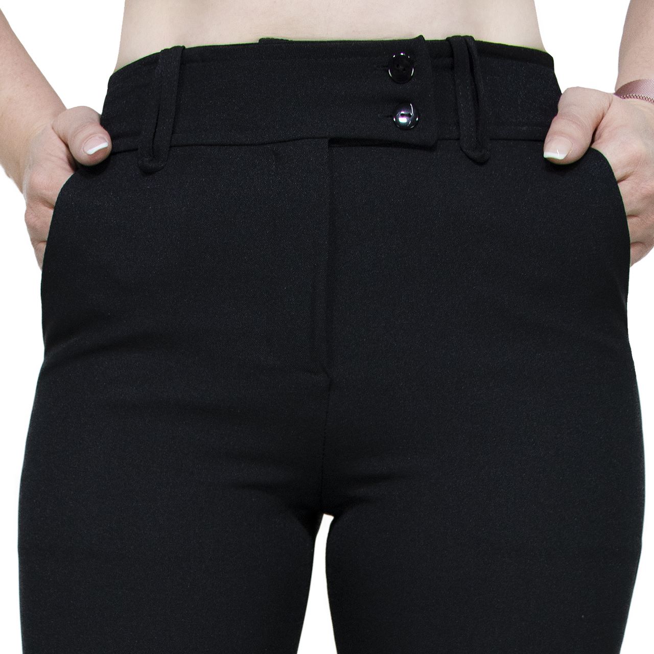 PANTALON DE VESTIR CLASICO UNIFORME SECRETARIA TIRO ALTO