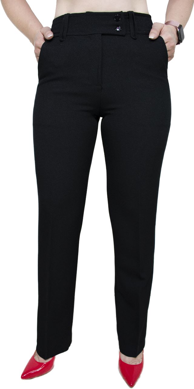 PANTALON DE VESTIR CLASICO UNIFORME SECRETARIA TIRO ALTO
