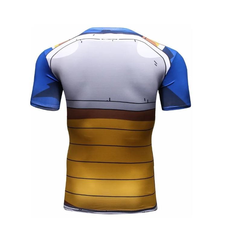 Playera Camisa Vegeta Goku Dragon Ball Compresion Licra Crossfit anime cosplay