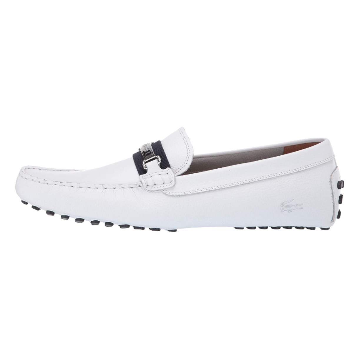 Mocasines Lacoste Blancos Para Caballero 