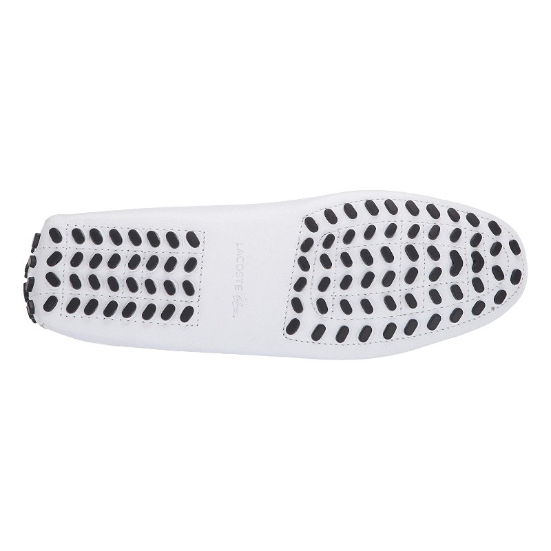 Mocasines Lacoste Blancos Para Caballero 