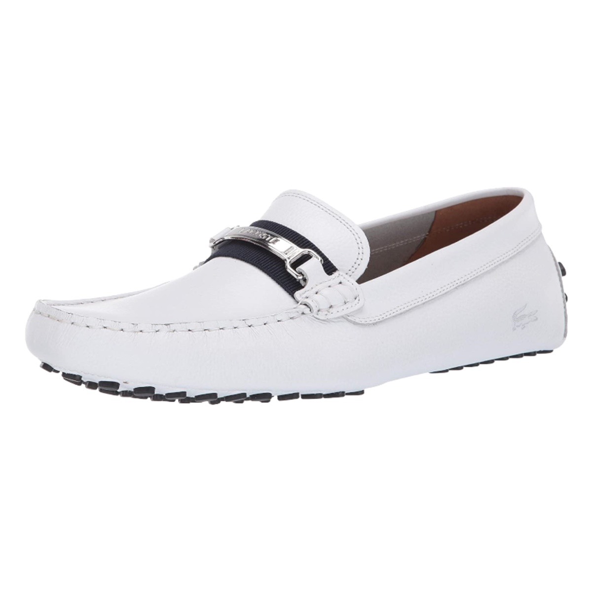 Mocasines Lacoste Blancos Para Caballero 