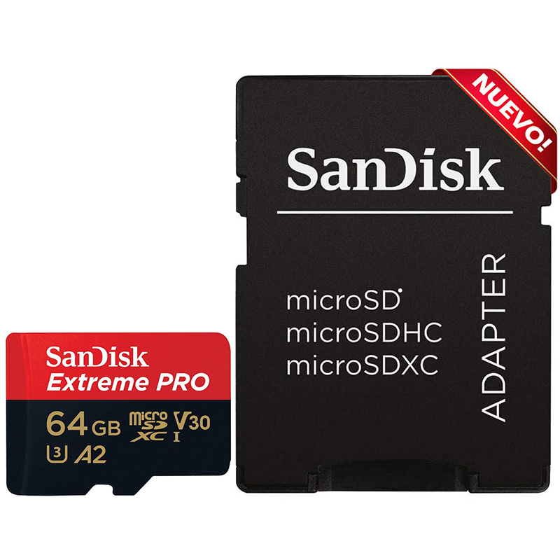 Memoria Micro SD 64GB SANDISK 4K 200MB/s SDSQXCU-064G-GN6MA