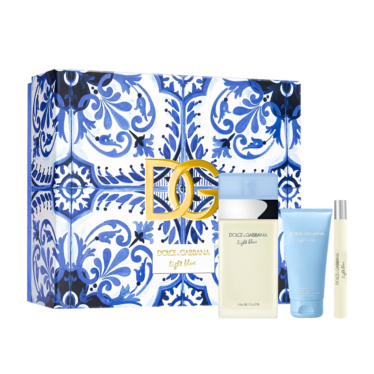 Estuche D&G Light Blue 3 pzs  Dama