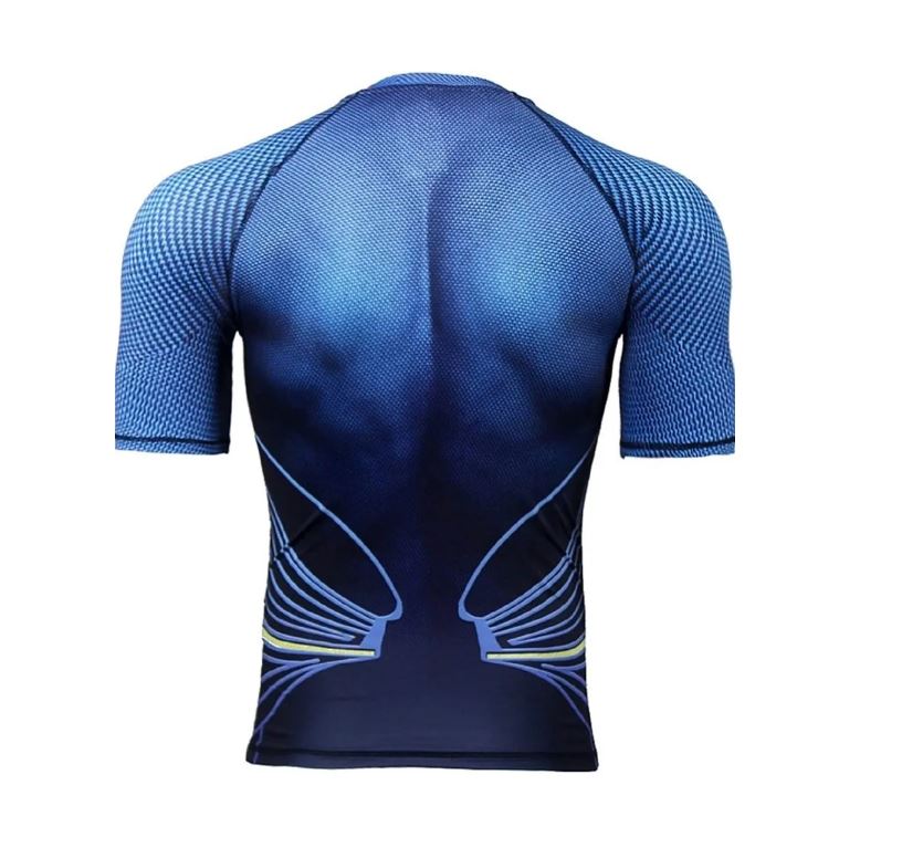 Playera Camisa Superman Batman Compresion Dc Comics Liga Justicia Super Heroe