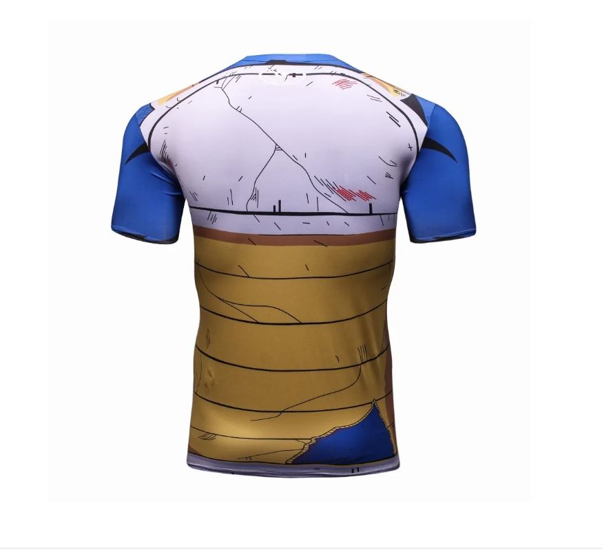 Playera Camisa Vegeta Saiyajin Dragon Ball Super Licra Anime Goku