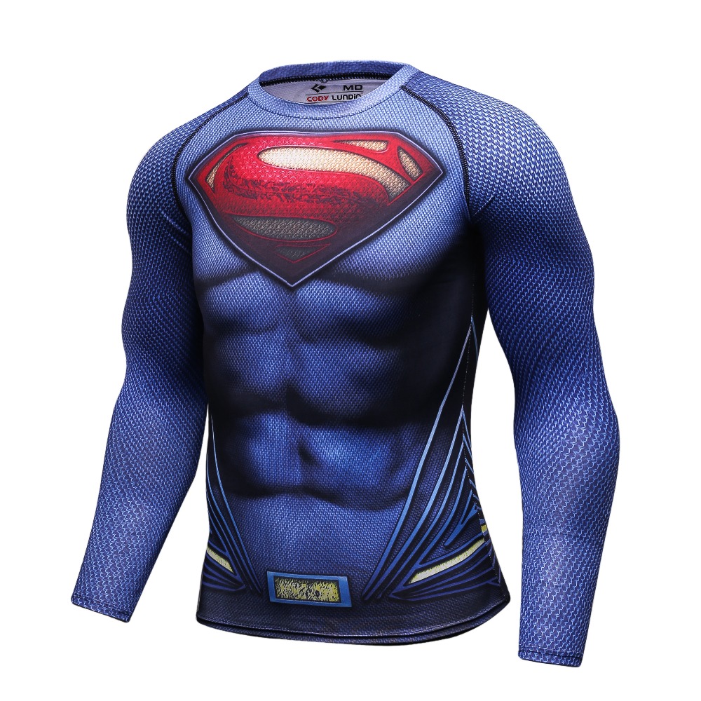 Playera Camisa Superman Batman Dccomics Compresion Licra super heroe