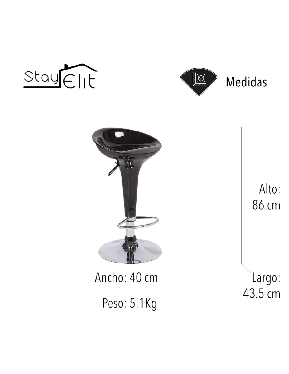 JUEGO SET DE 2 BANCOS DE BARRA DESAYUNADOR ALTURA AJUSTABLE.