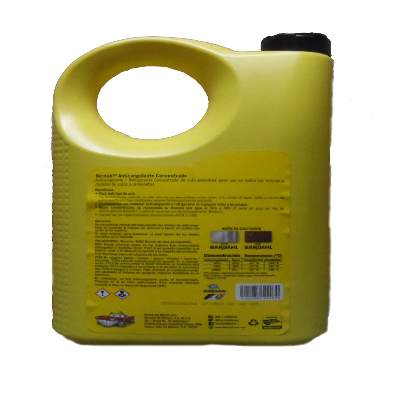 GARRAFA ANTICONGELANTE CONCENTRADO BARDAHL