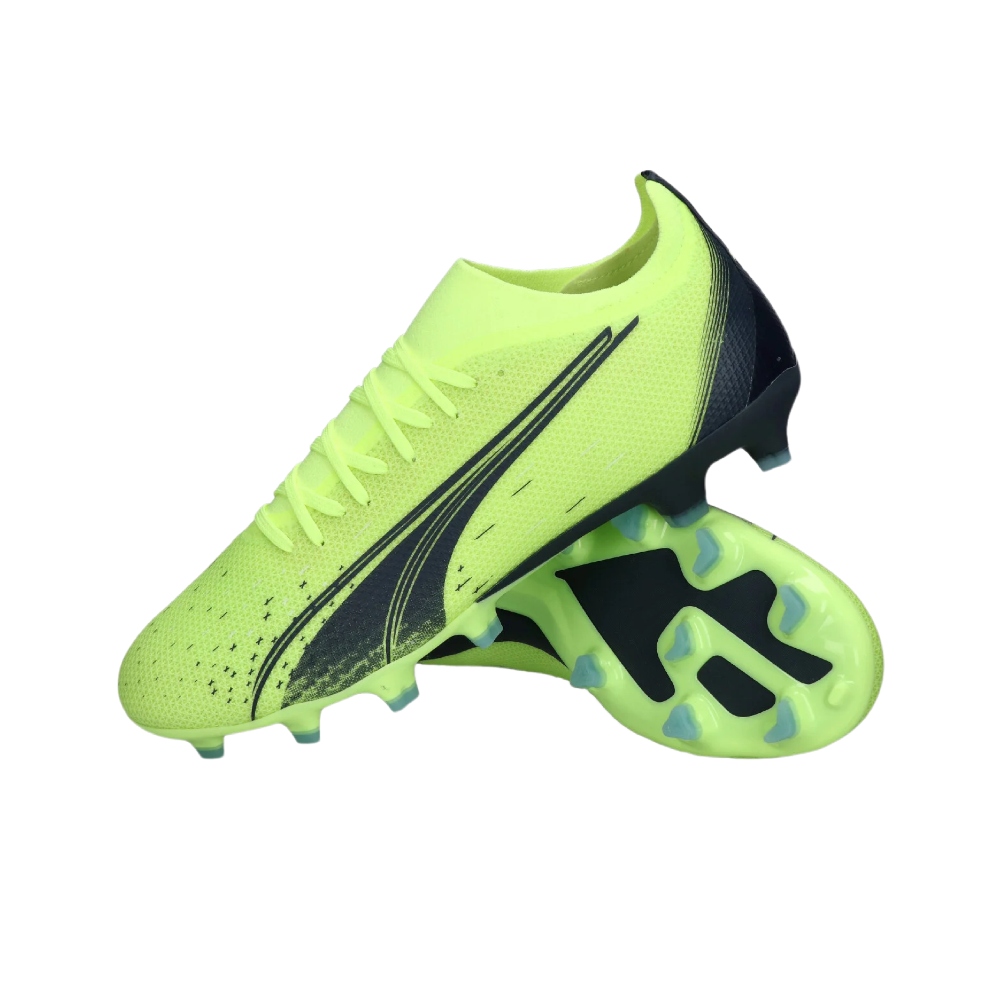 Tenis Puma de Futbol Ultra Match FG/AG Verde-Hombre 106900 01