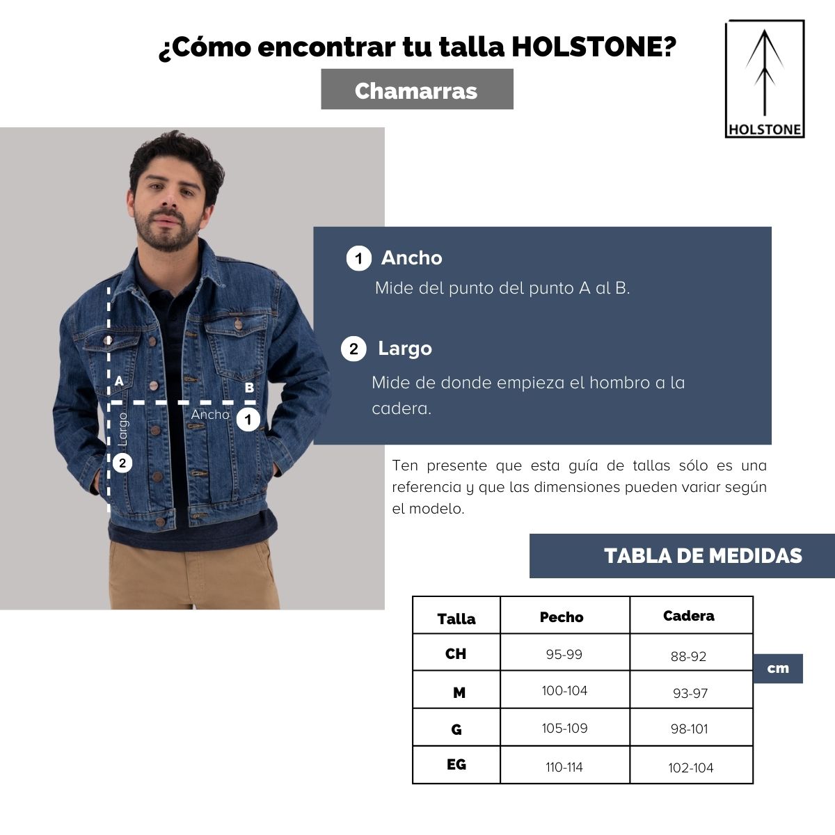 Chaleco Slim de Mezclilla Slim para Hombre Holstone - Akita