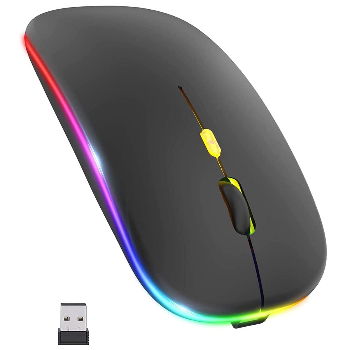 MOUSE INALAMBRICO SLIM, ELEGANTE DISEÑO, ULTRA DELGADO, BLANCO