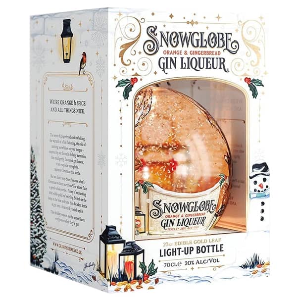 Licor De Ginebra Snowglobe Orange & Gingerbread Gin Liqueur