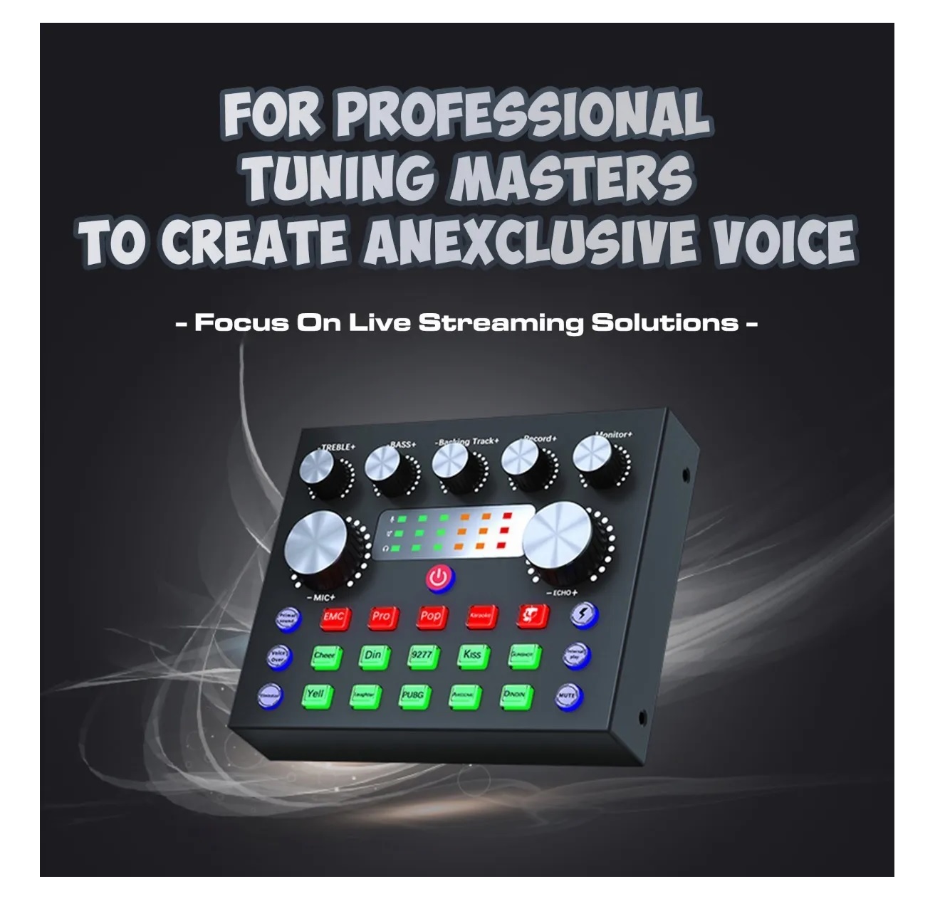 Mezcladora Audio V8s De Audio Con Tarjeta De Sonido Podcas