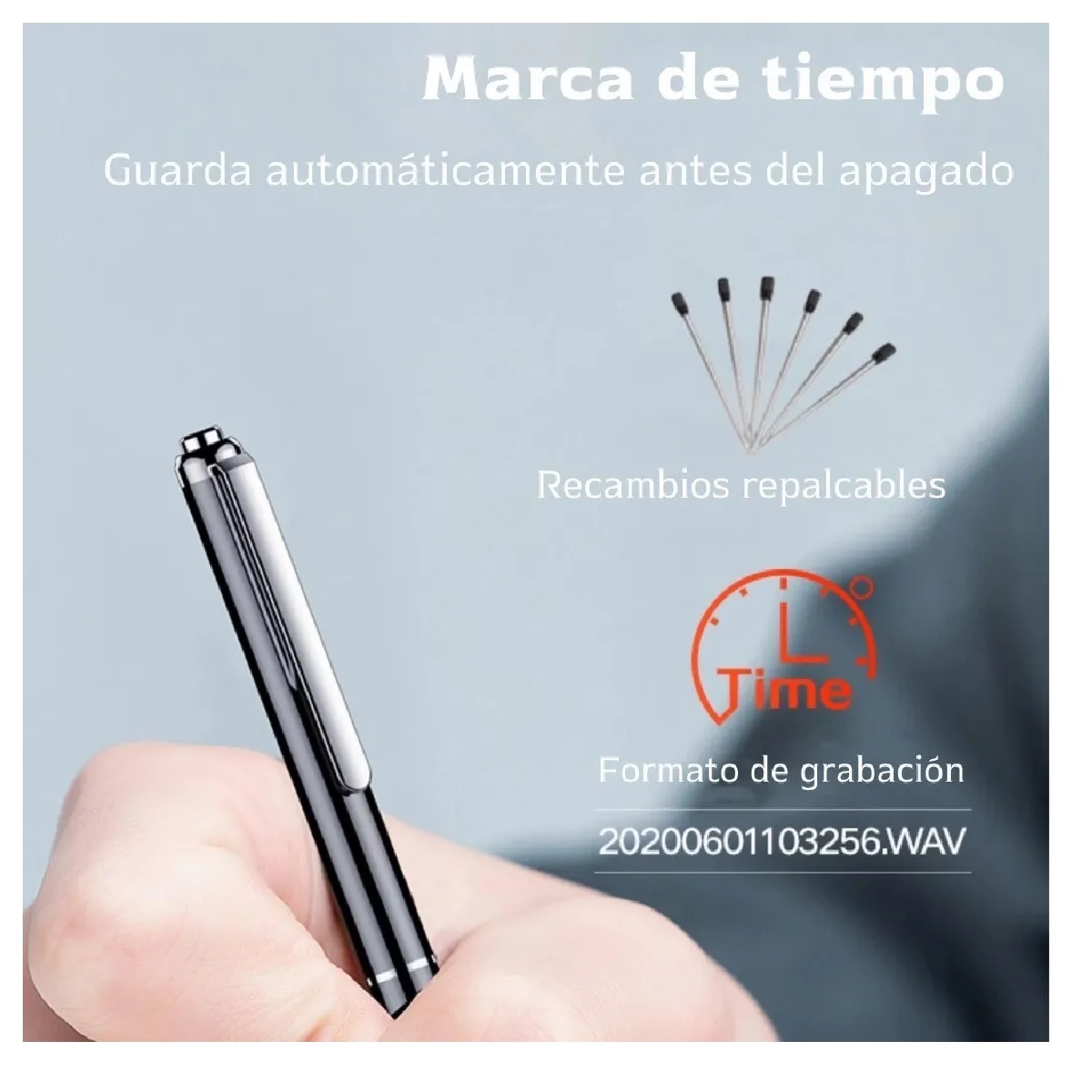 Grabadora De Voz, 64gb Telele Grabadora Pluma De Audio