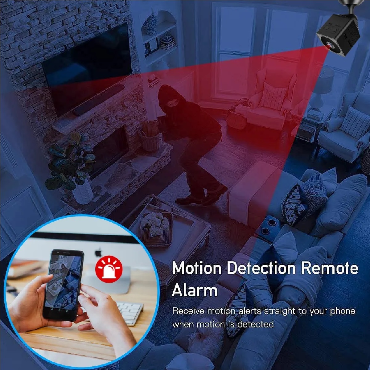 Mini Cámara Wifi Cámara De Visión Nocturna Invisible