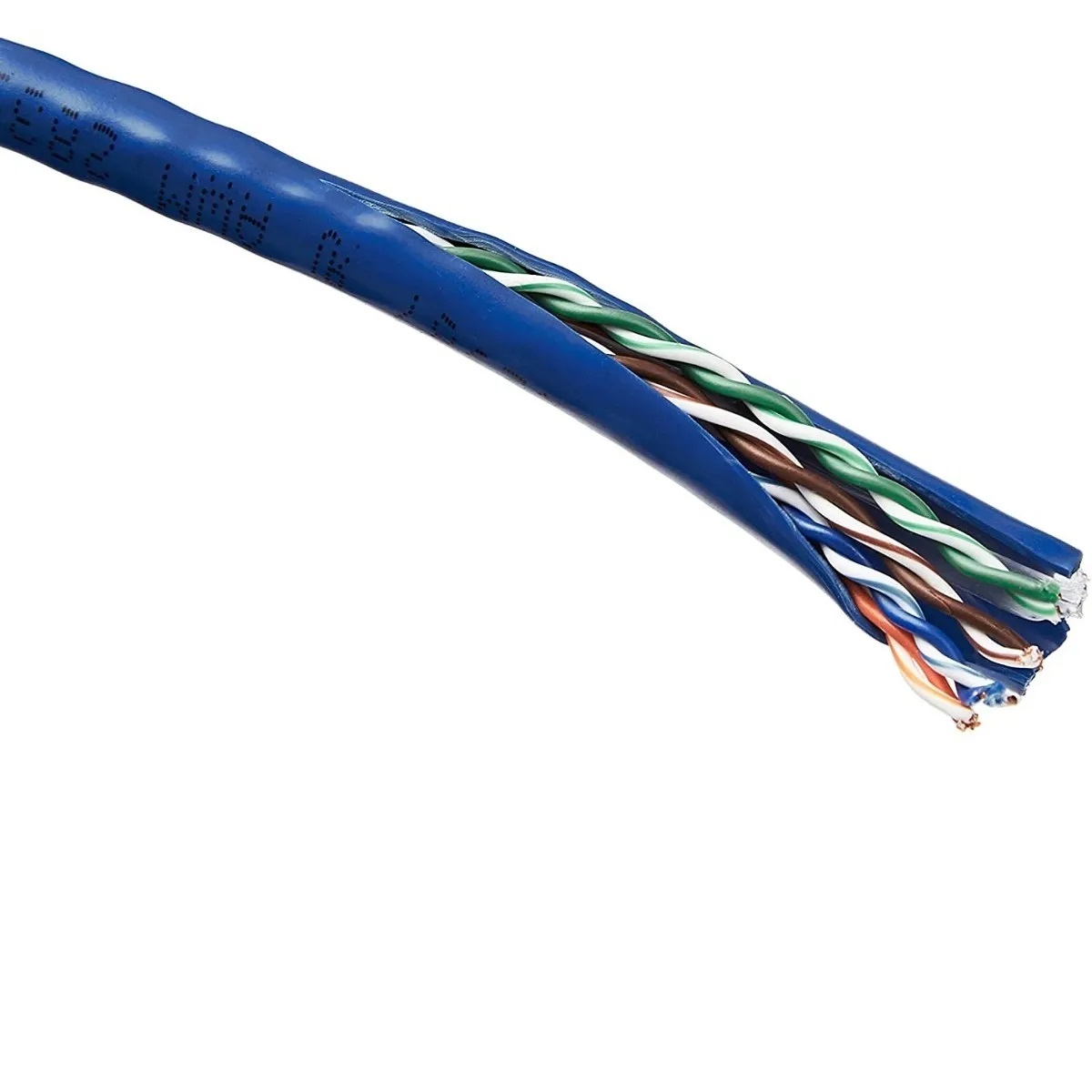 Cable Red 30 Mts Categoría Cat5 Utp Rj45 Ethernet Internet Azul