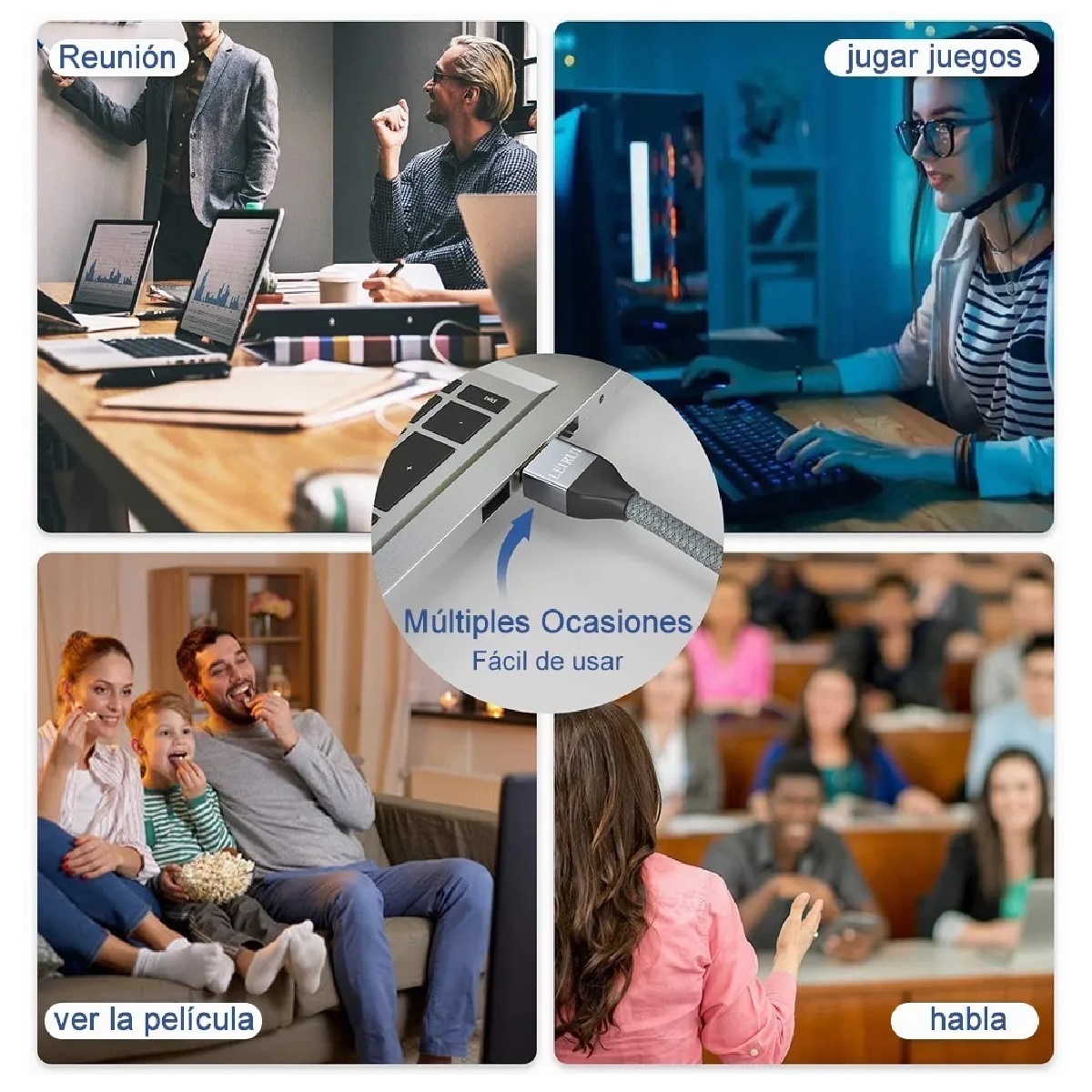 1 Metro Cable Hdmi 2.1 Vídeo 4k 120hz 8k 60hz Ps5 Ps4 Xbox