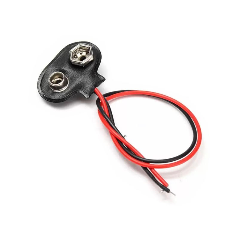 10 Piezas Broche Para Baterías De 9V