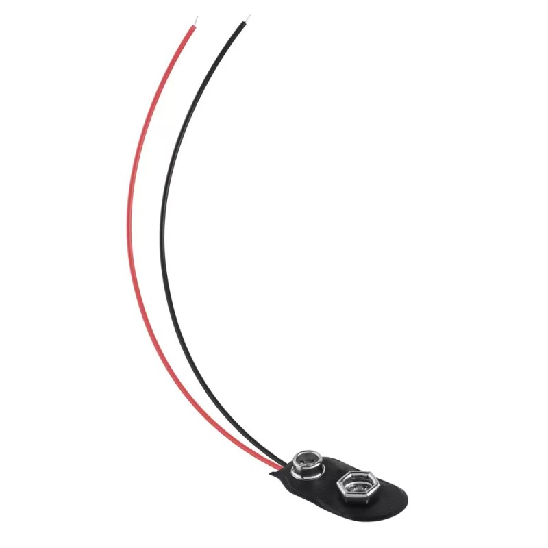 10 Piezas Broche Para Baterías De 9V