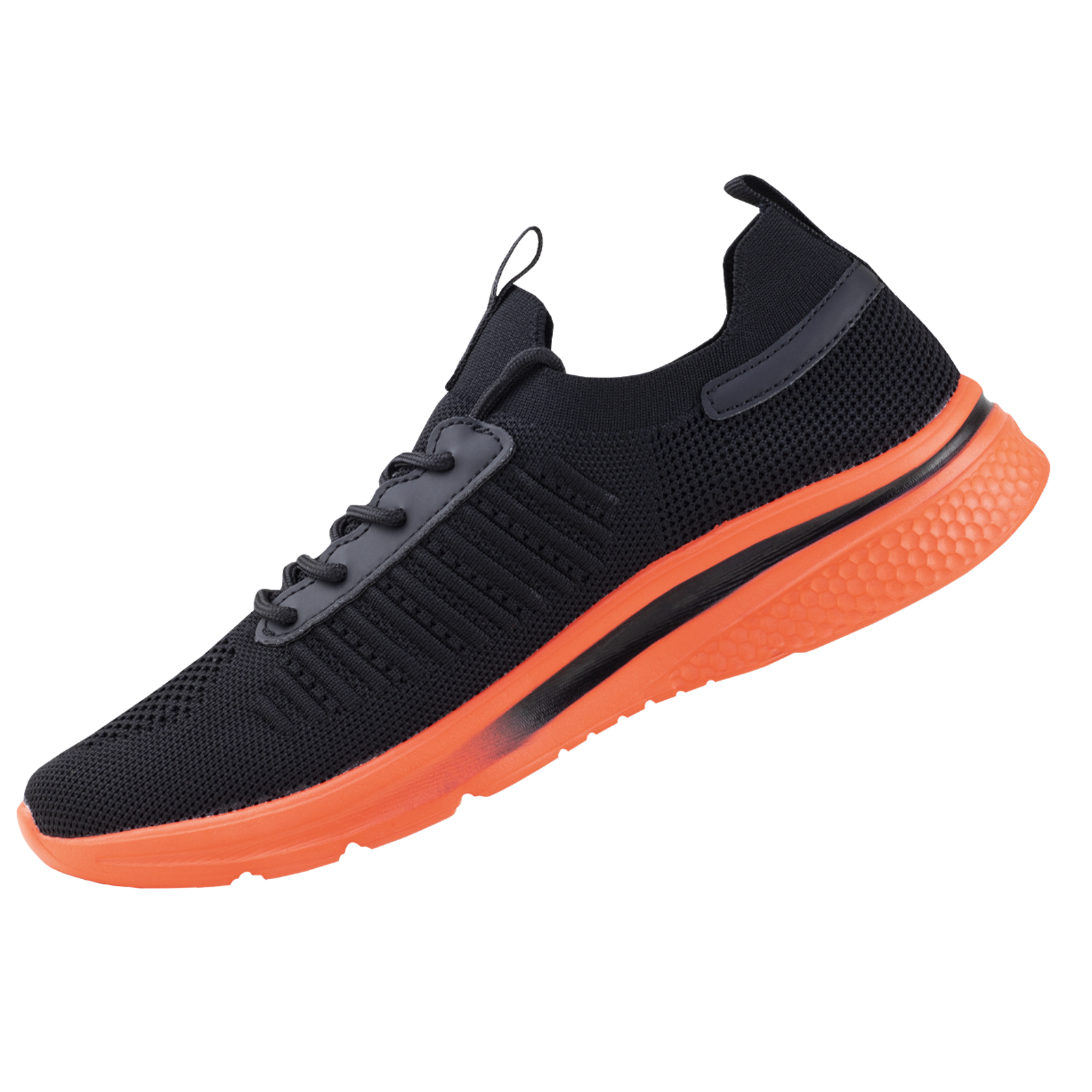 Tenis Charly Ergon Deportivo 1029983 Negro Naranja Original