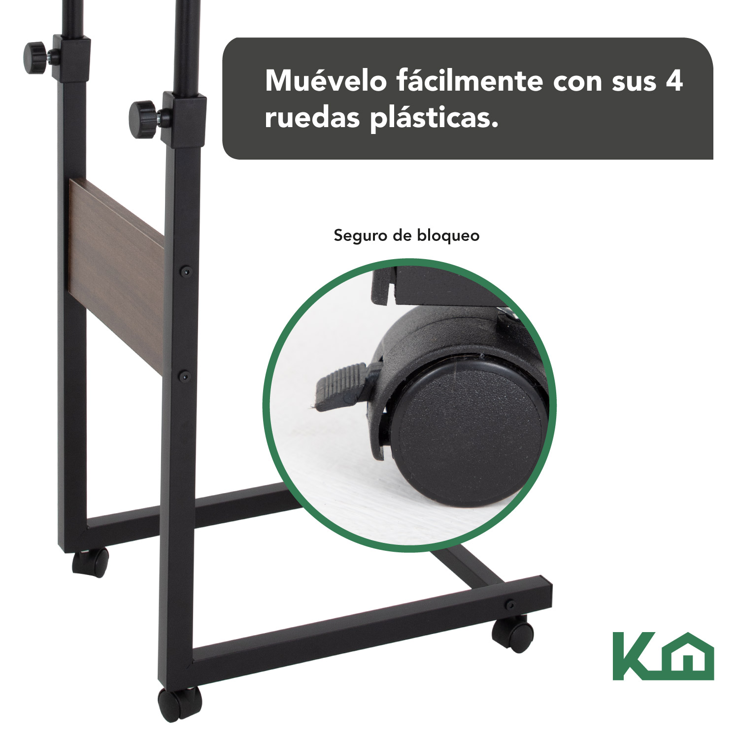 Mesa Base Soporte De Laptop Cama Portatil Altura Ajustable