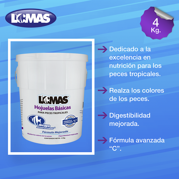 Alimento Hojuelas Basicas Wardley 4 Kg . Peces Tropicales