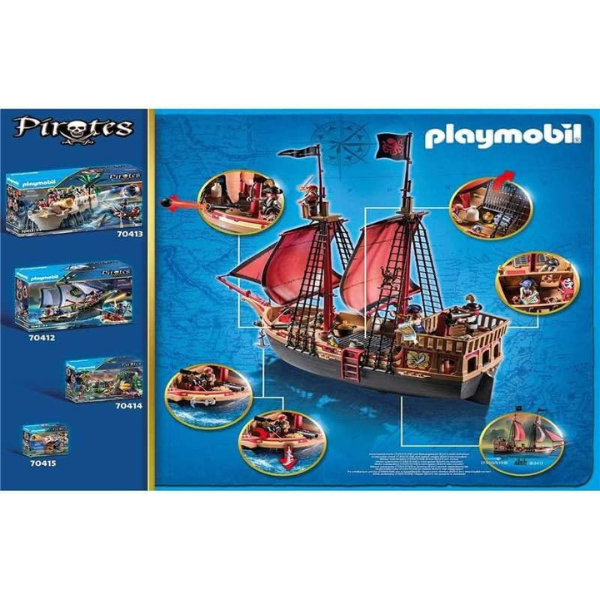Barco Pirata Calavera Piratas Playmobil Piratas