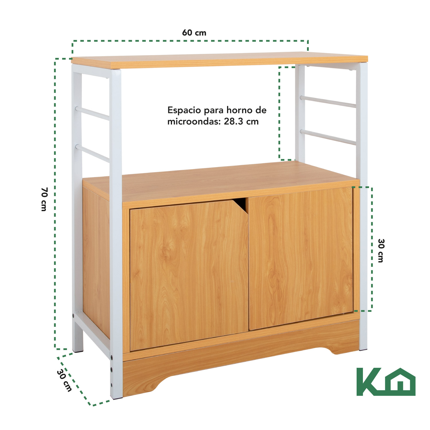 Rack Mueble Para Horno de Microondas Multiusos Cocina Hogar