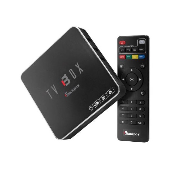 Tv Box Blackpcs 4K Control remoto Negro