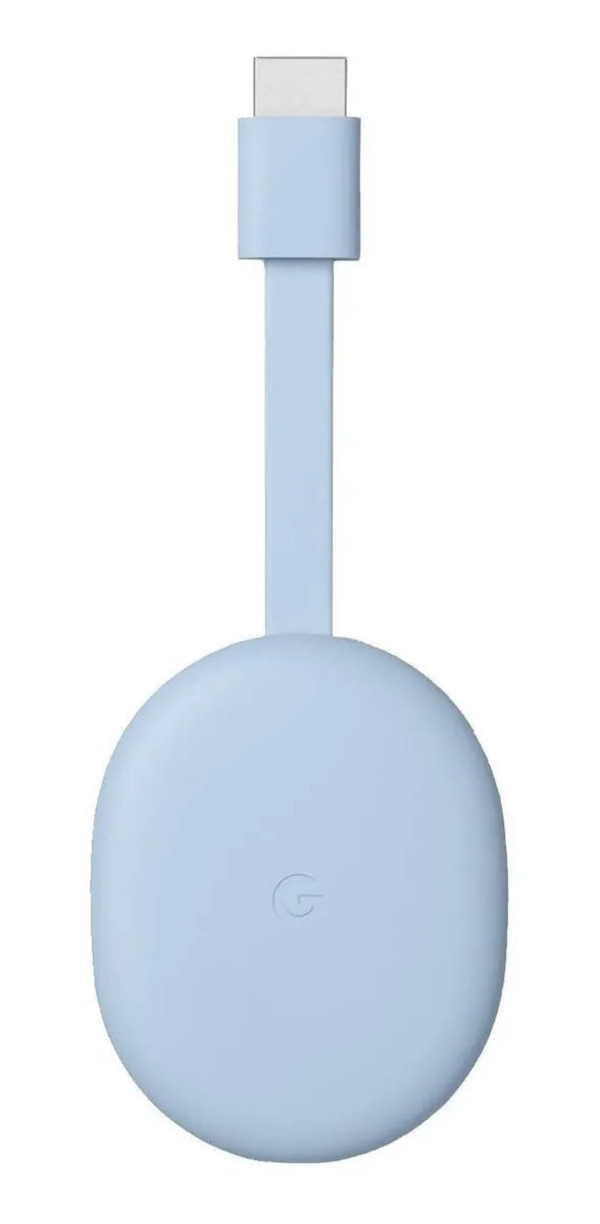 Google Chromecast con Google TV de voz 4K bluetooth Wi-Fi azul