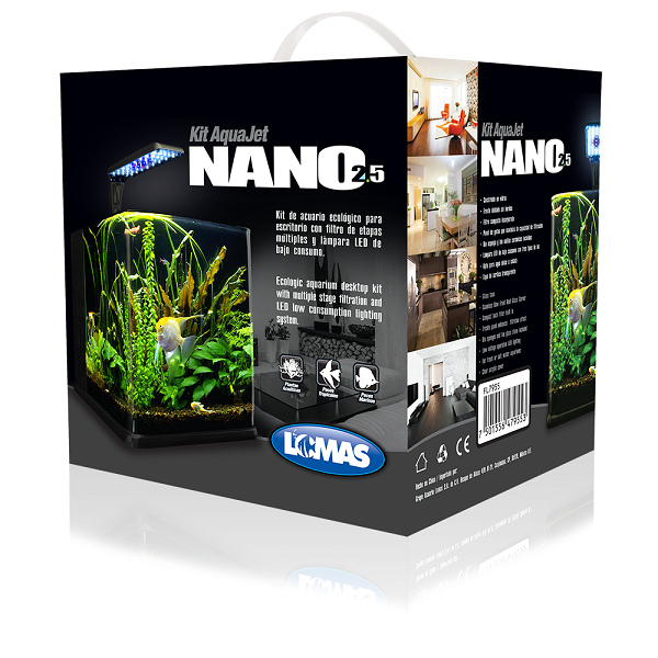 Acuario Nano Cubo 18 Litros Pecera Acuario