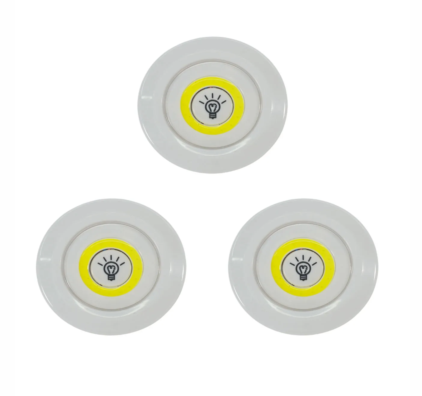 Juego de 3 mini lámparas LED para interior con control remoto
