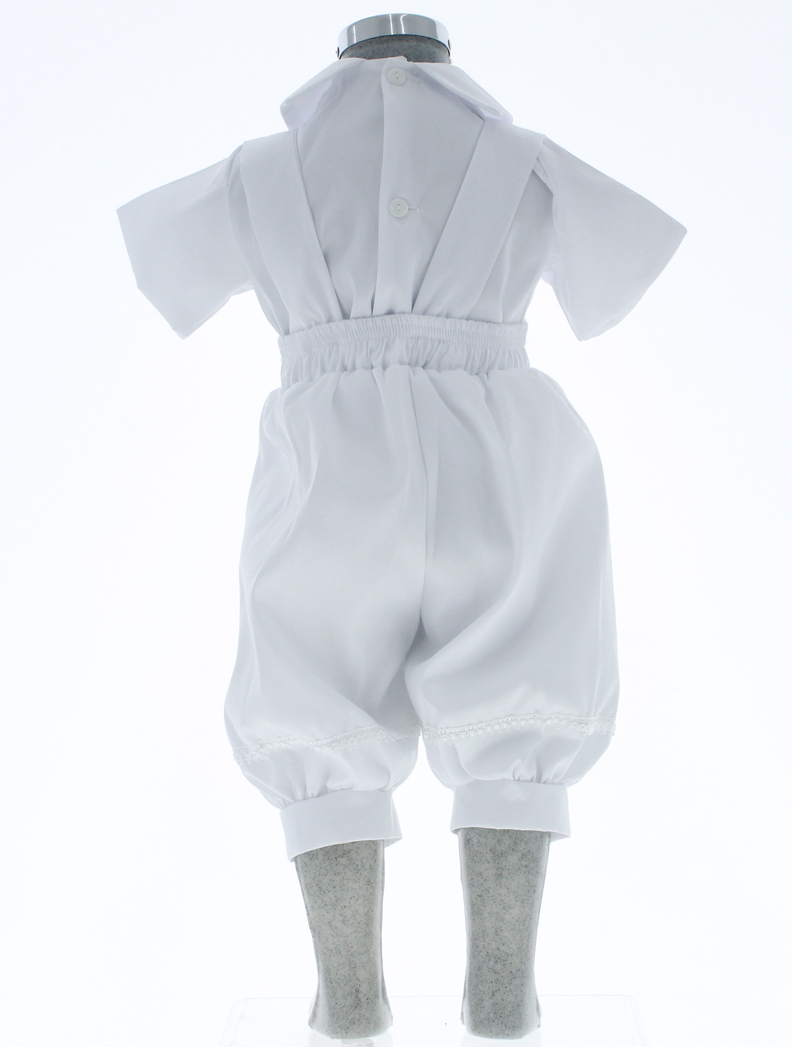 Ropón Bautizo Niño Blanco 3108