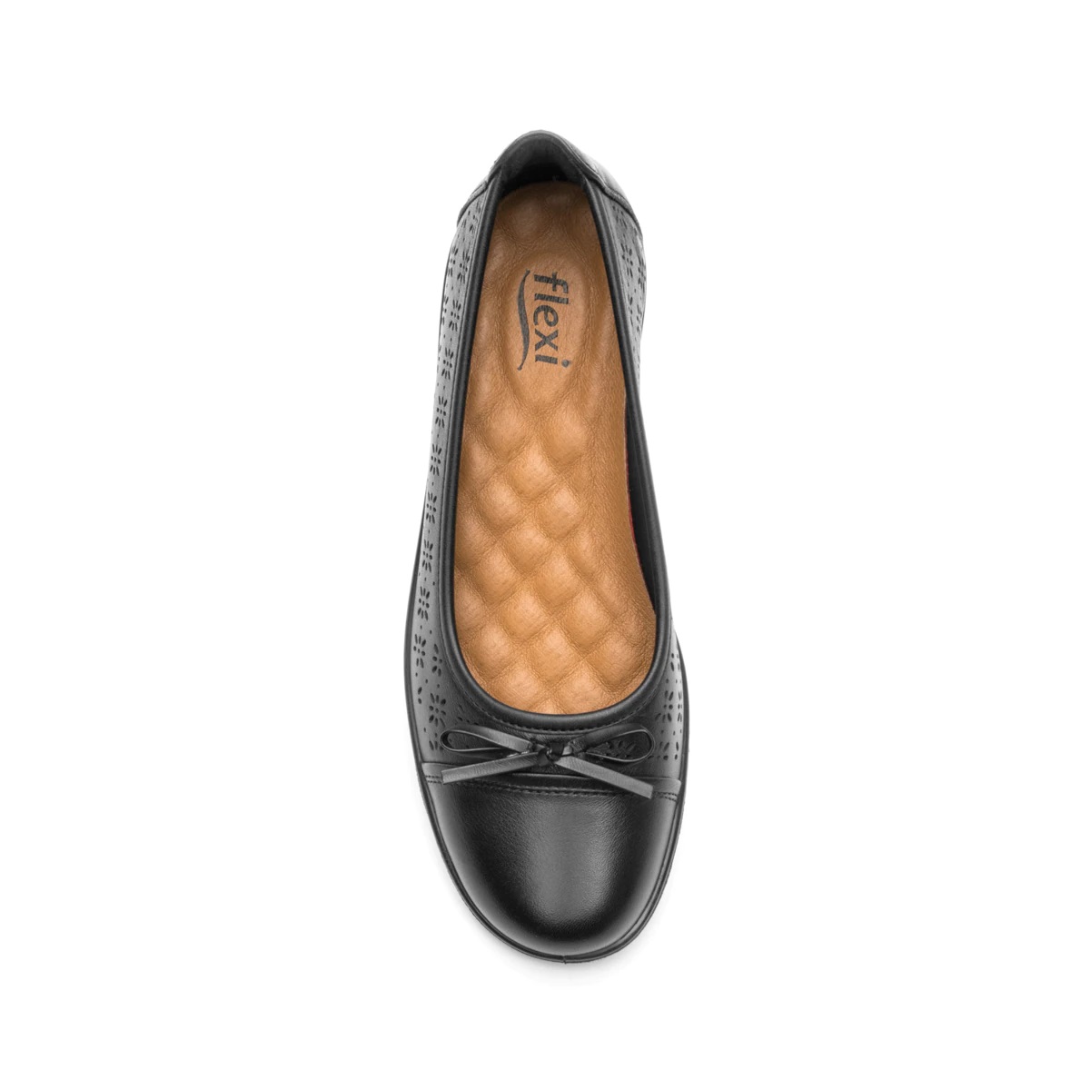 Zapato Mujer Flexi 45608 Flats Comfort Pad Plataforma Piel