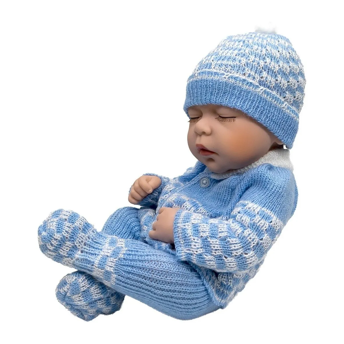 Muñeco Bebe Prematuro Dormido 35 Cm Juguete Cursos Enfermería Doctor